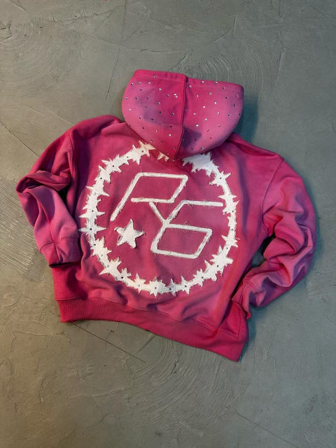 R6 'Pink Lotus' Zip Up