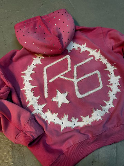 R6 'Pink Lotus' Zip Up